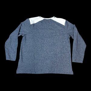 Tommy Bahama Men Heather Blue Pullover Sweater Sailfish Logo Long Sleeve XXL